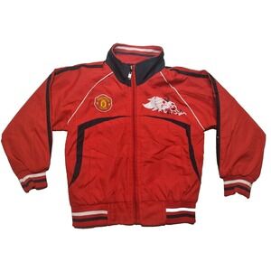 Manchester United SCR Sportswear Youth 2XL Reversible Red to Black Track Jacket‎